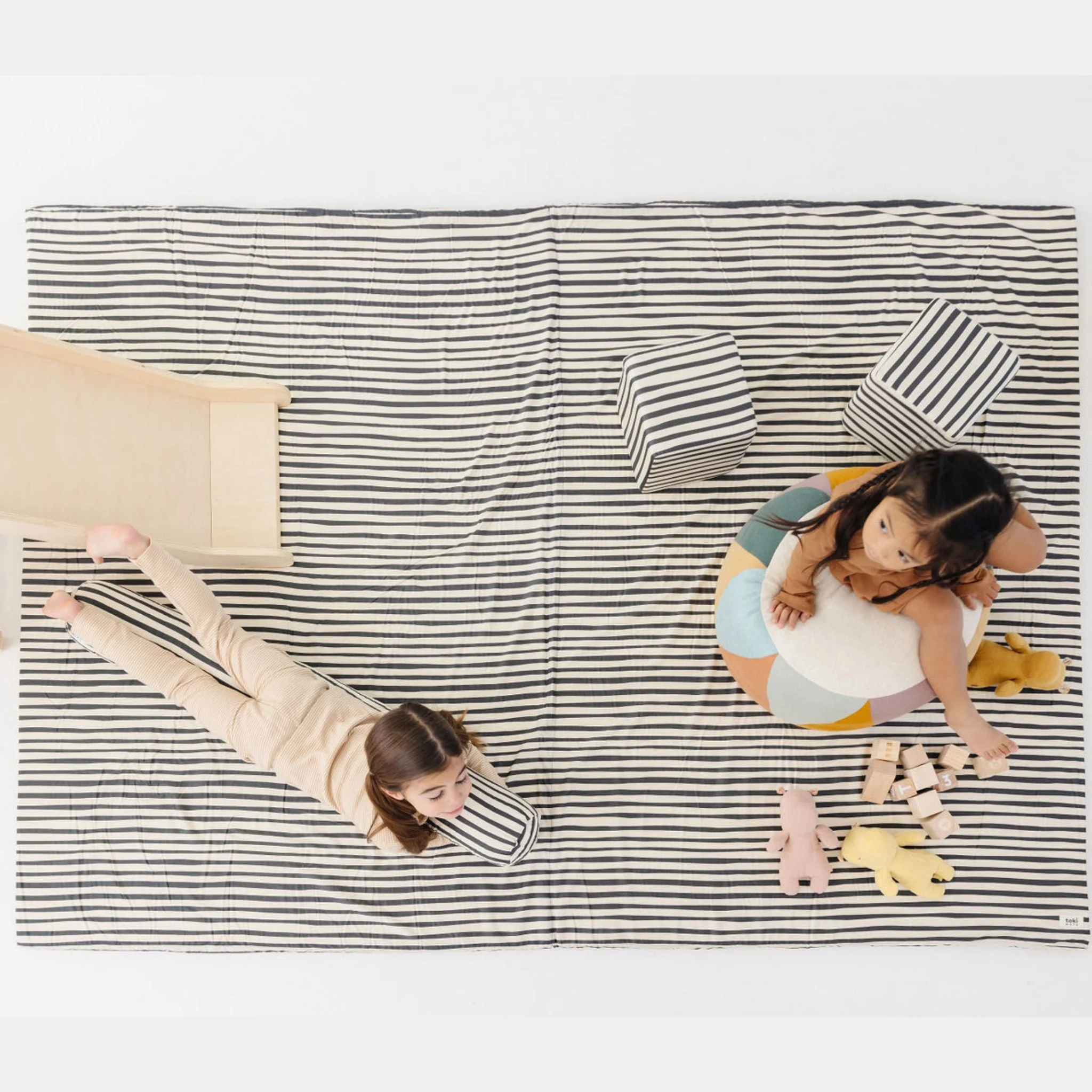 Toki Kids Epic Organic Cotton Play Mat - Bold Stripe | Babylist Shop