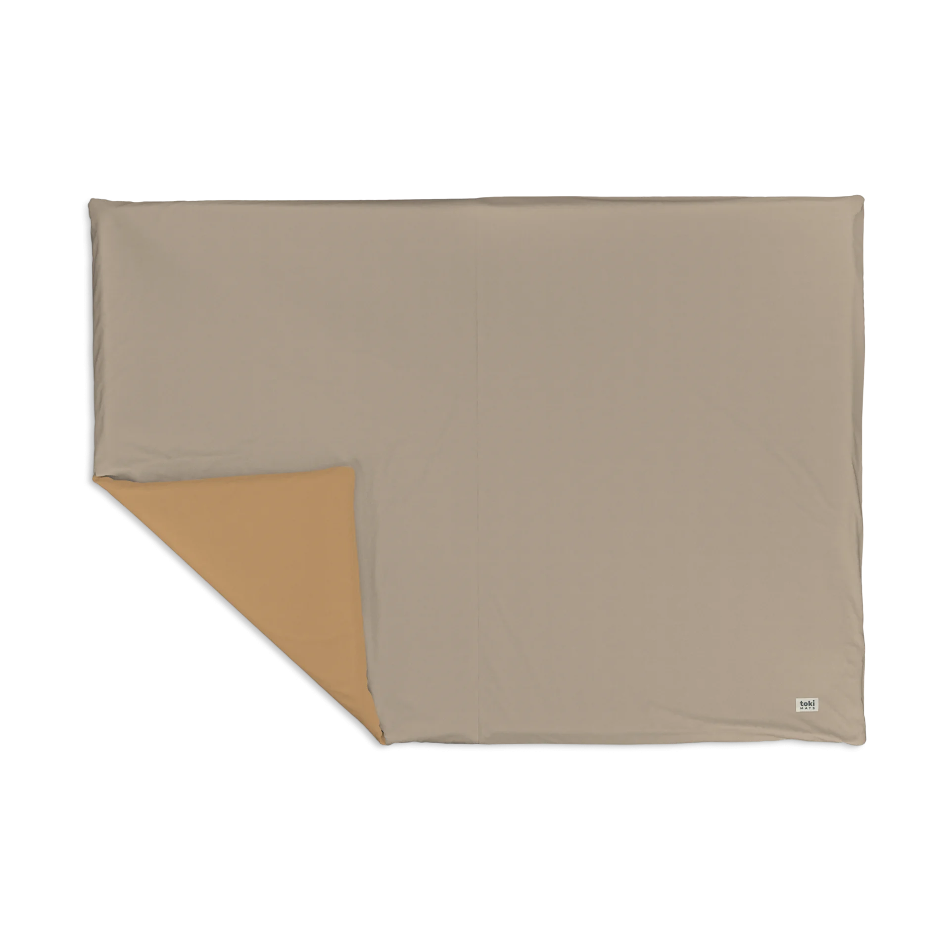 Toki Kids Epic Organic Cotton Play Mat - Latte/Hazel Brown | Babylist Shop