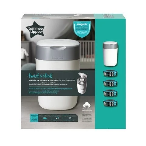 Tommee Tippee Twist & Click Advanced Nappy Disposal System & Cassettes One