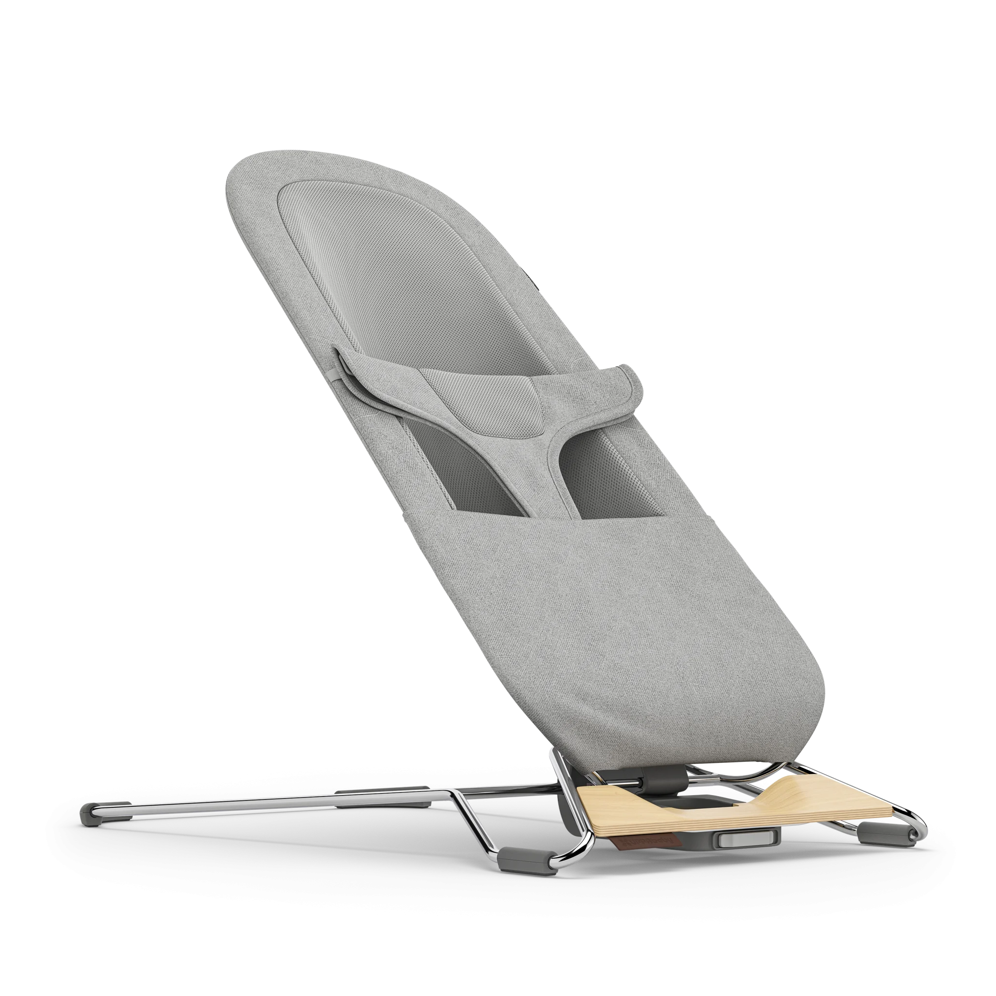 UPPAbaby Mira 2-in-1 Bouncer and Seat Stella [Grey Mélange | Silver Chrome | Maple Wood] (Brisbane Store:Ex-Display)