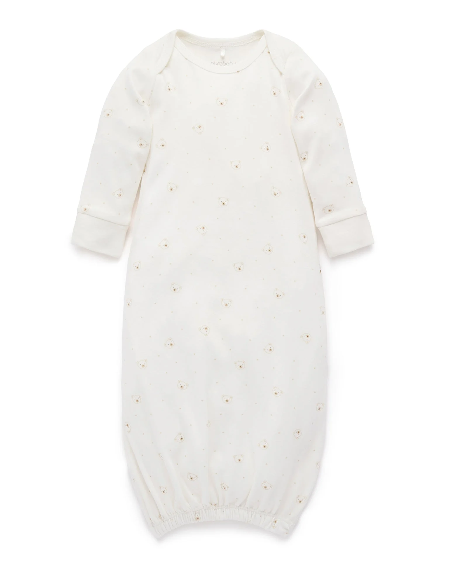 Vanilla Bear Sleepsuit