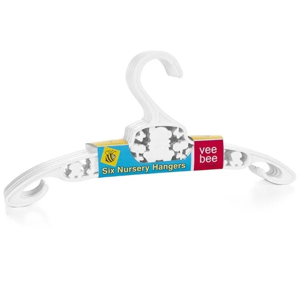 VeeBee Plastic Hangers White