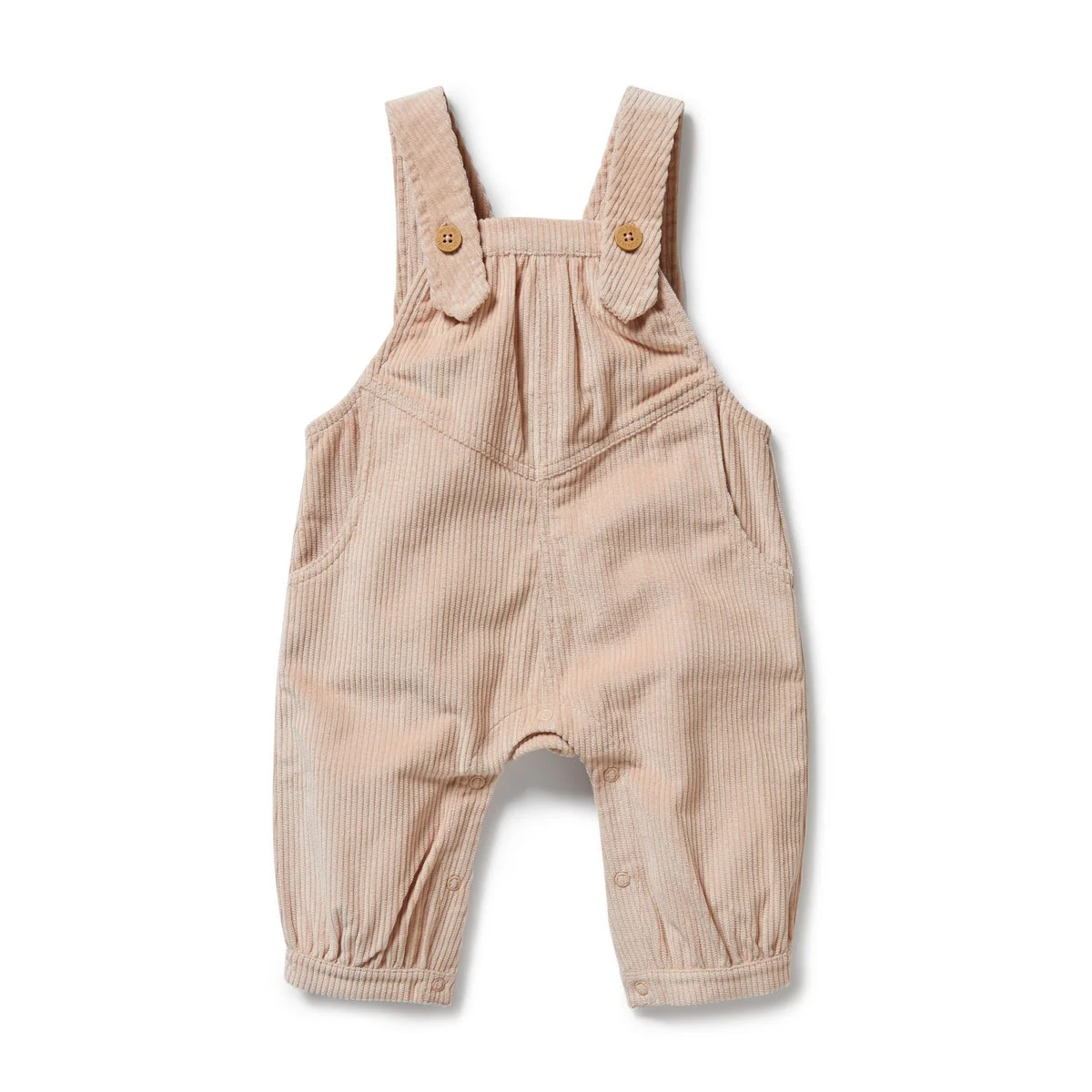 W&F Rose Organic Cord Overall