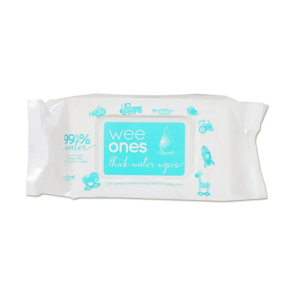 Wee Ones Thick Water Wipes White