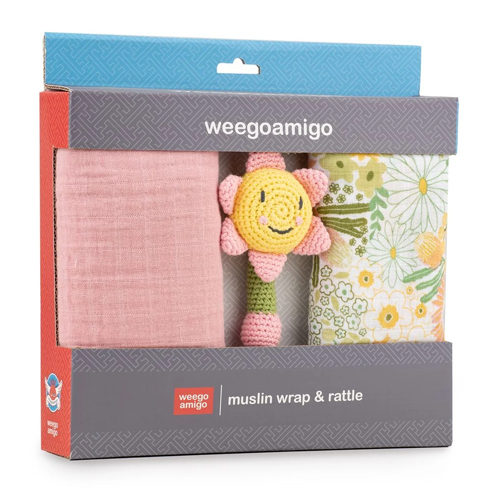 Weegoamigo Baby Muslin & Crochet Set