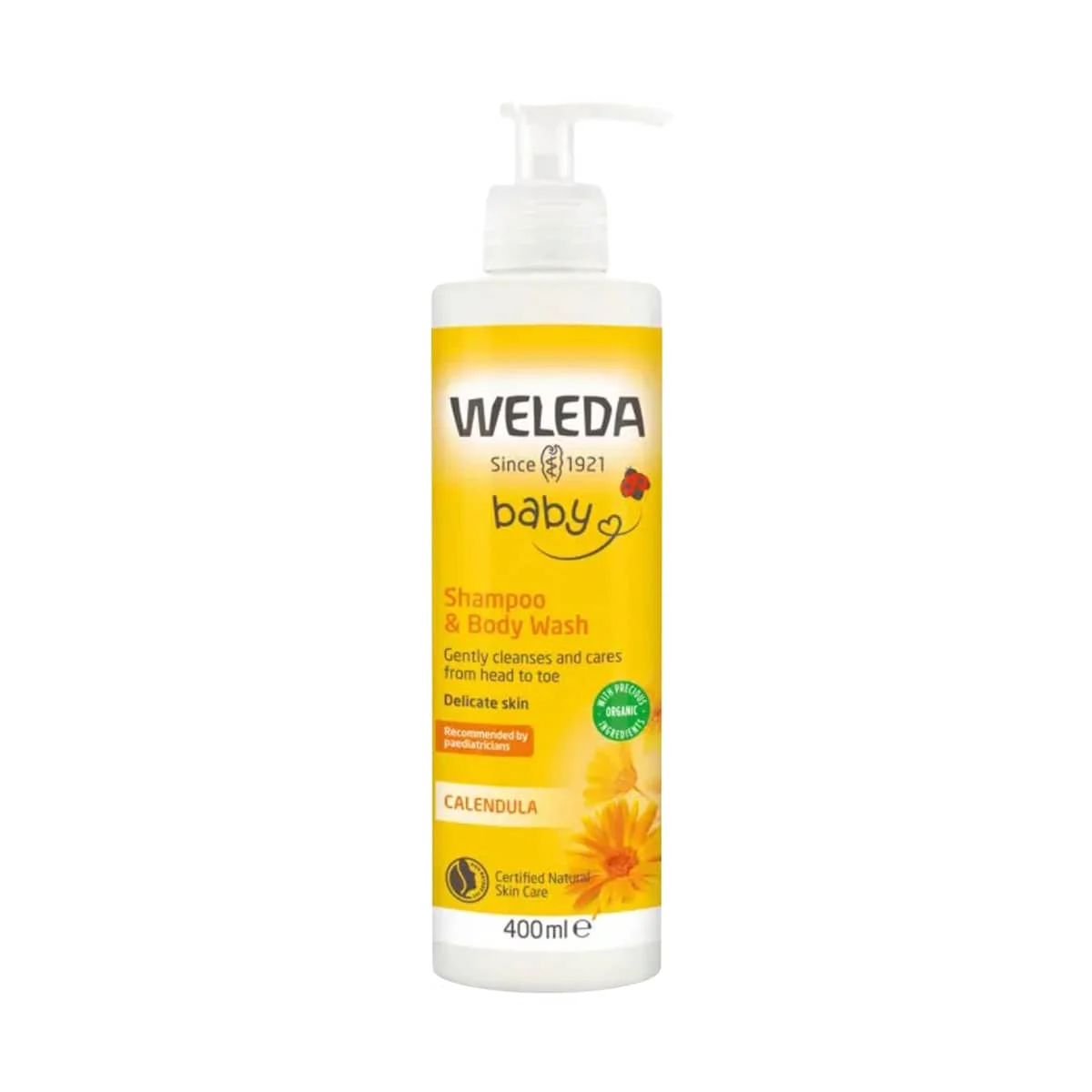 Weleda Calendula Shampoo and Body Wash - Pump