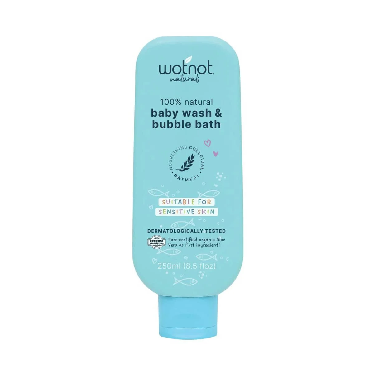 Wotnot Natural Baby Wash and Bubble Bath - Bottle