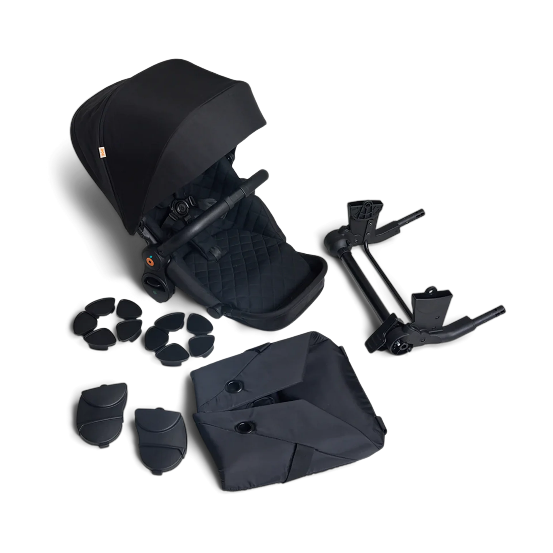 Zoe The Journey Add-On Seat + Duo Extender Kit - Black | Babylist Shop